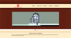 Desktop Screenshot of dharinternational.com