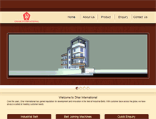 Tablet Screenshot of dharinternational.com